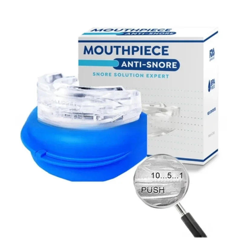 Bocal Anti Ronco Silent PRO ajustável, ideal para parar o ronco, melhorar o sono e acordar revigorado. Conforto e eficácia comprovados.